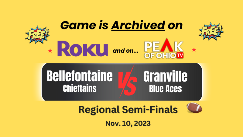 Bellefontaine vs Granville Region Semi Finals Nov. 10, 2023