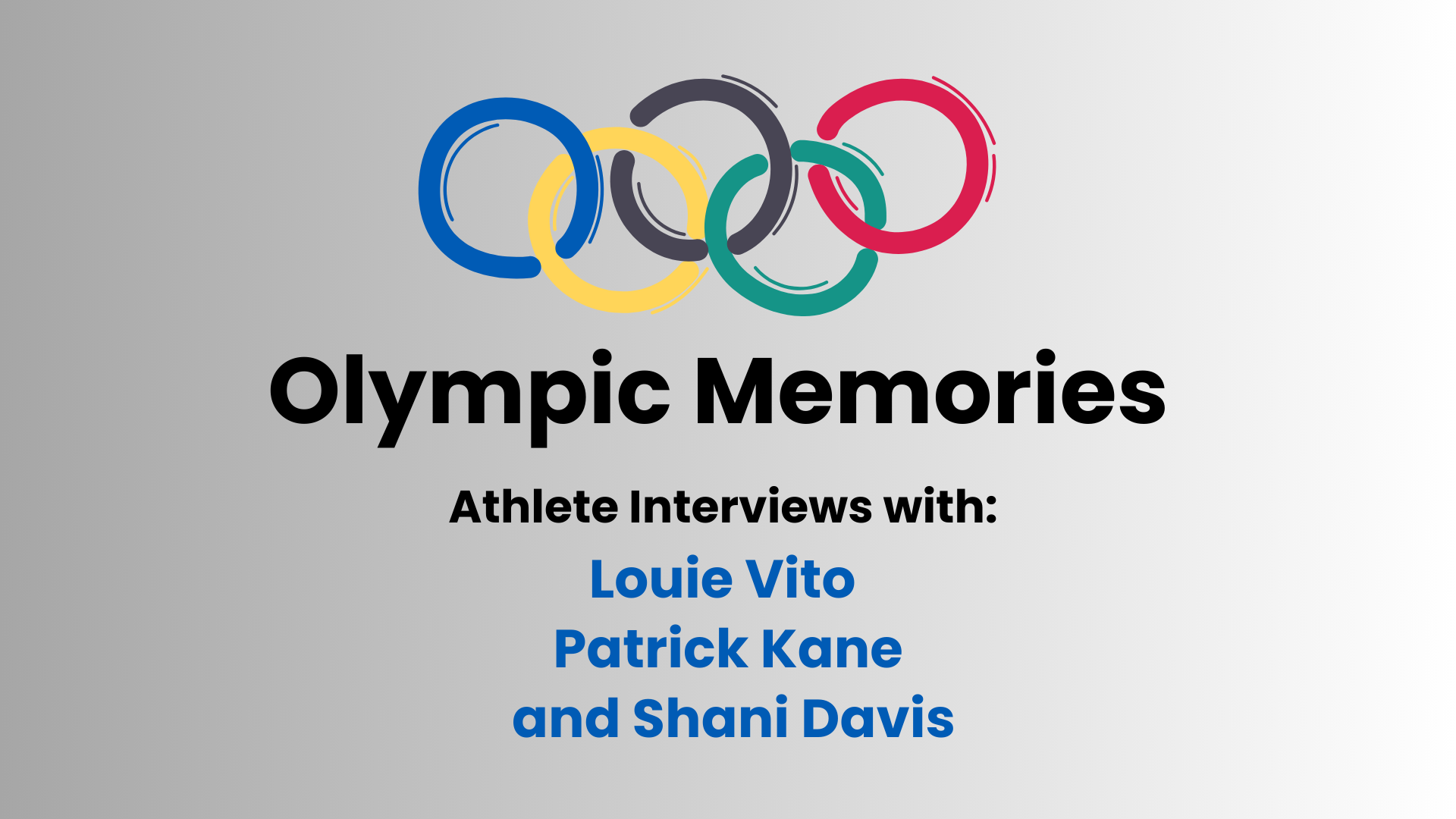 Olympic Memories with Louie Vito